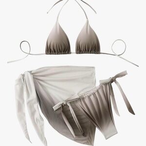 SOLD
Gradient Bikini Set with Sarong